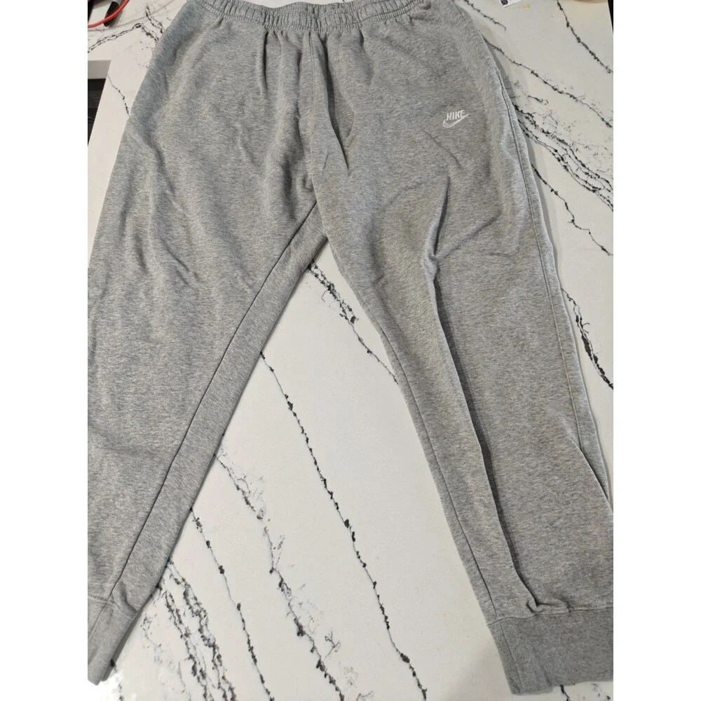 Nike Sportswear Club Fleece Joggers Sweatpants Mens Size 2XL Gray BV2671-063